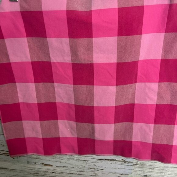 Autres Filles pink plaid check mini skirt Size medium - Picture 5 of 6
